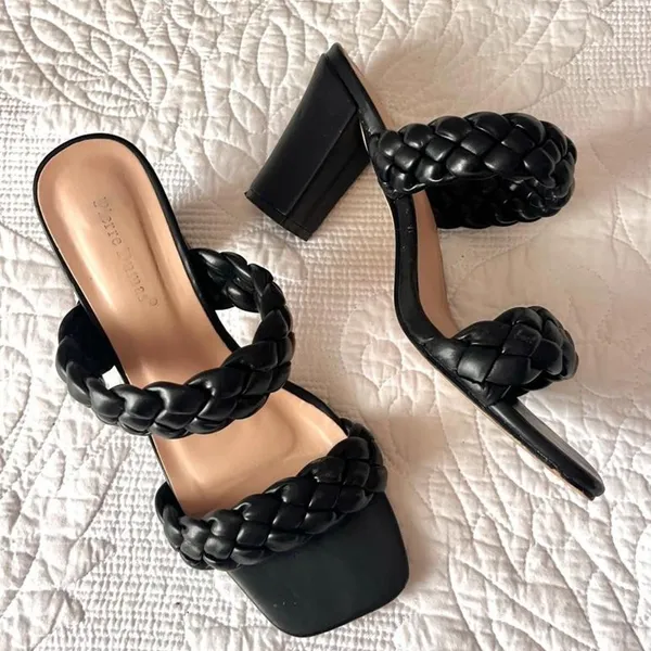 Pierre-dumas Women's Black Sandals - Image 3