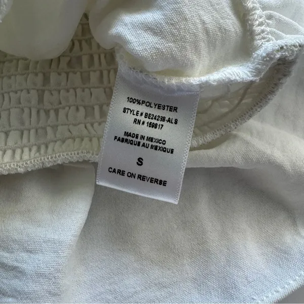 Altar'd State Women's White Off-Shoulder Top Size Small NWT - Image 8