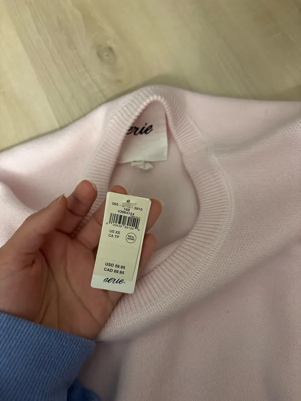 Aerie baby pink sweater - Image 2