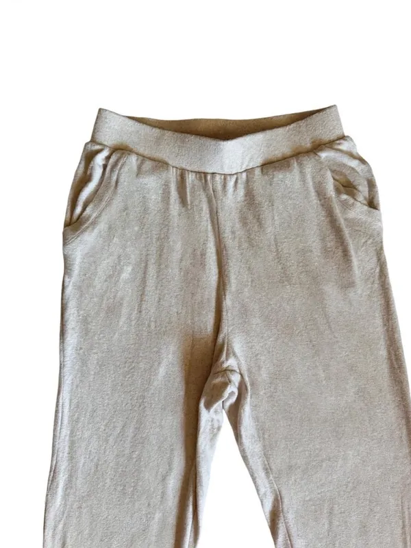 Kimberly C Oatmeal Cozy Pajama Joggers - Small - Image 4