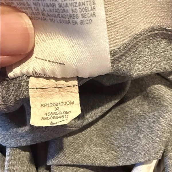 Nike Pro Women’s‎ Gray Cropped Legging Size XL - Image 5