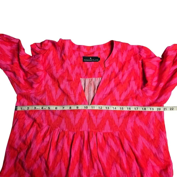 Tuckernuck Pomander Place Ikat Kenzo Dress in Hot Pink Size: L‎ - Image 5