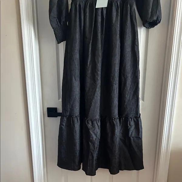 NWT The Hill House Black Wmily Nap Dress - Smocked Bodice - Image 3