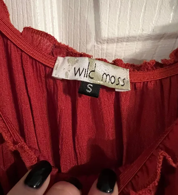 Western Dress Orange - Image 3
