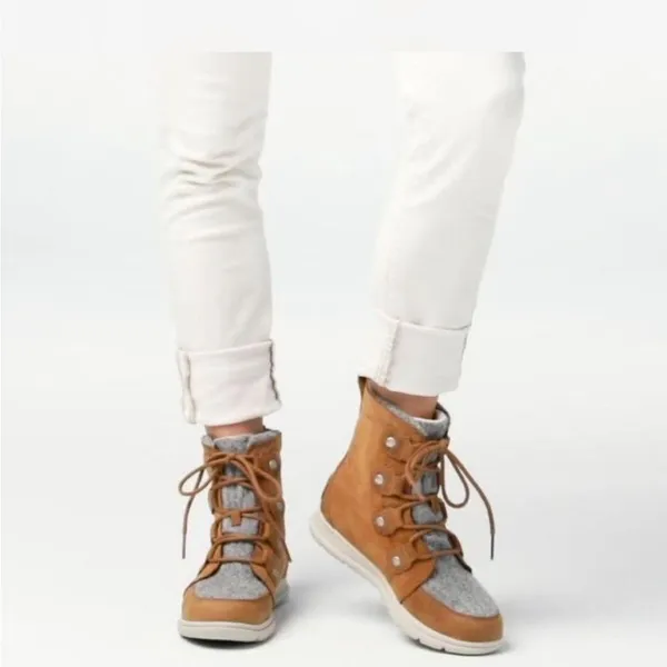 Sorel EXPLORER JOAN Winter Lace-Up Boot - Image 5