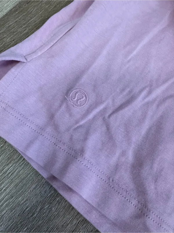 Lululemon Light Pink Long Sleeve Crewneck Top - Image 5
