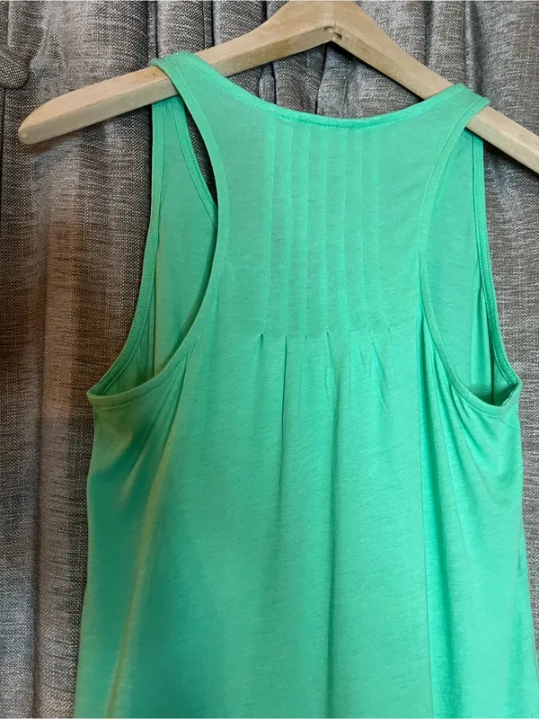 Southern Tide Green Sleeveless Scoop Neck Racerback Tank Top Size Small - Image 10