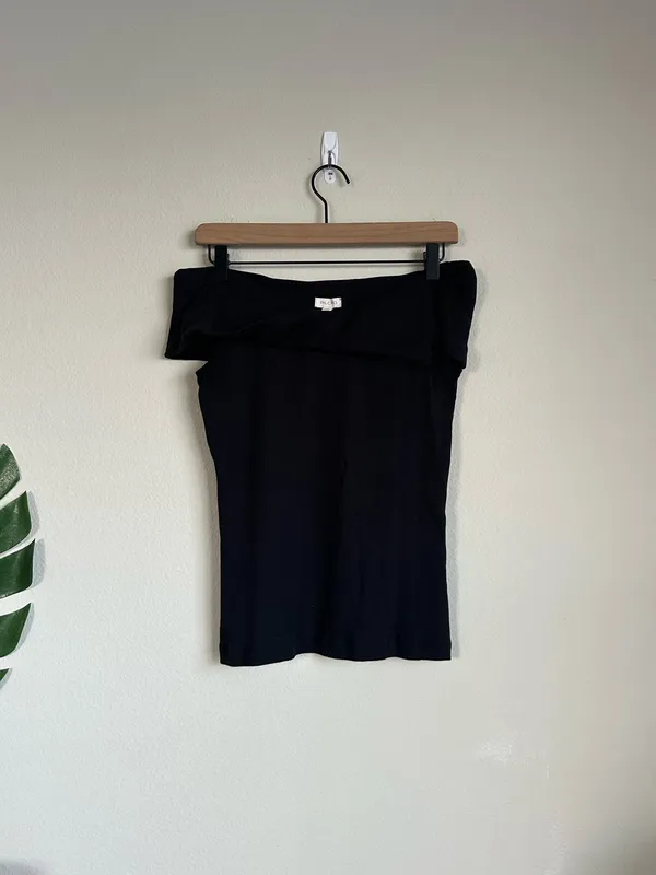 Anthropologie Pilcro Modal Cotton Rib Off the Shoulder Top - Image 2