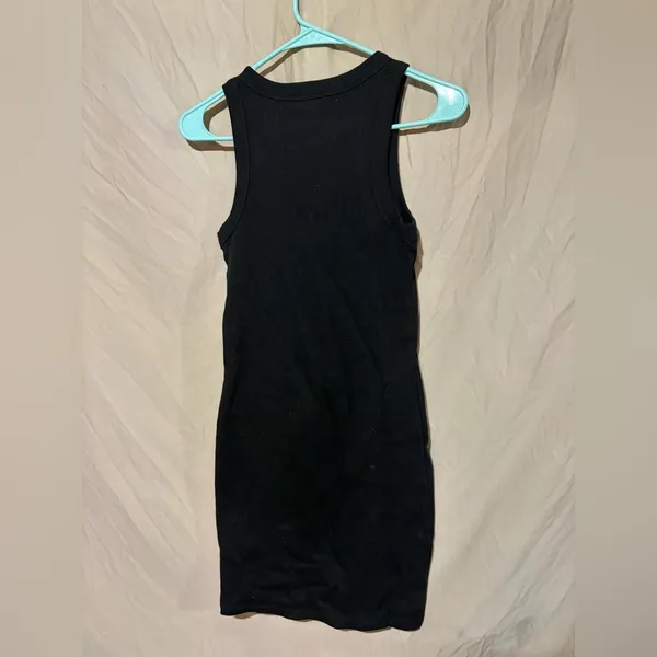 Cotton on rib black dress - Image 3
