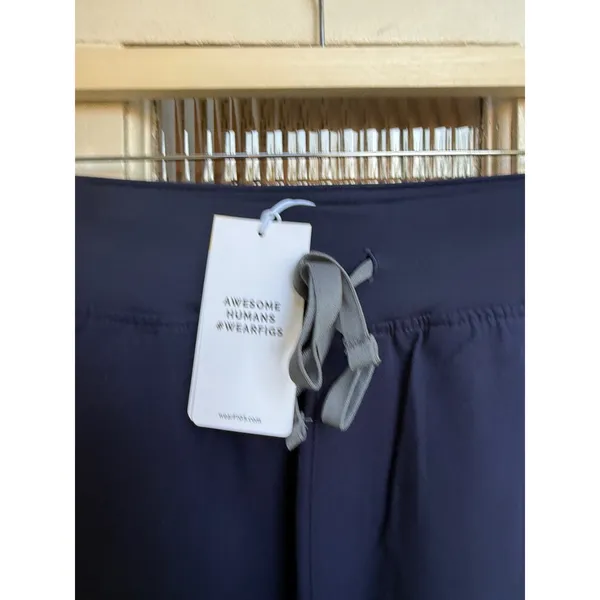 FIGS High Waisted Yola Scrub Pants Navy Blue Technical Collection Size XS - Image 2