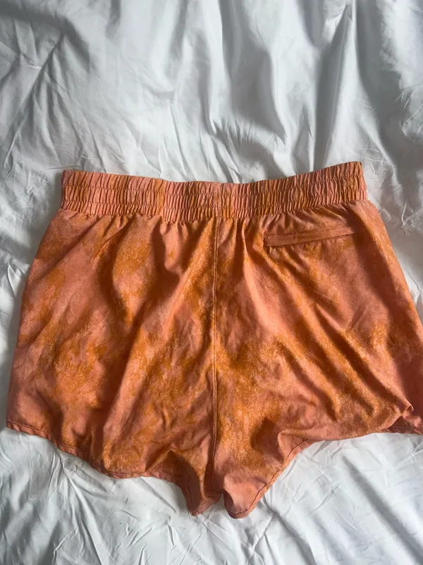 Bright Orange Running Shorts Size M - Image 4