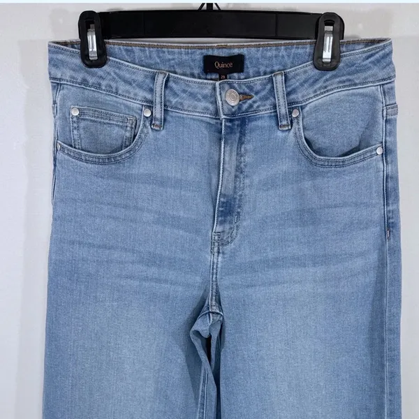 Quince Bella Stretch Relaxed Straight Jeans Womens Size 29 NWT Casual Minimalist - Image 3