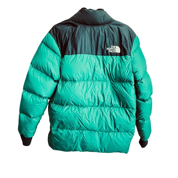 The North Face Nordic 700 fill goose down green puffer jacket no hood men’s szM - Image 5