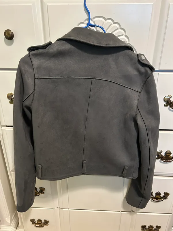 ZARA Suede Moto Jacket - Image 3