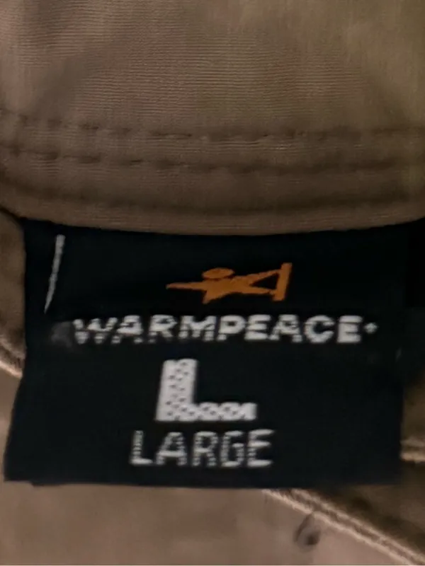 Warmpeace Khaki Utility Hiking Mini Skirt Size L Gorpcore Cargo Y2K - Image 6