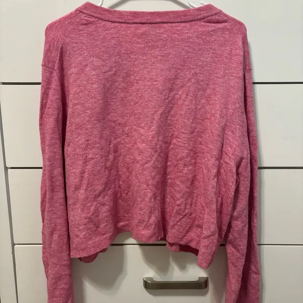 Aritzia Wilfred Pink Cardigan Sweater - Image 3