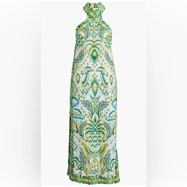 Farm Rio Tropical Tapestry Off-White Halter Neck Maxi Dress, Xxsmall, $248 - Image 7