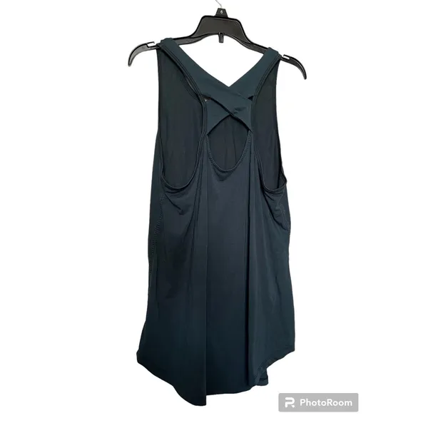 ATHLETA dark teal athletic tank‎ racerback size S - Image 2