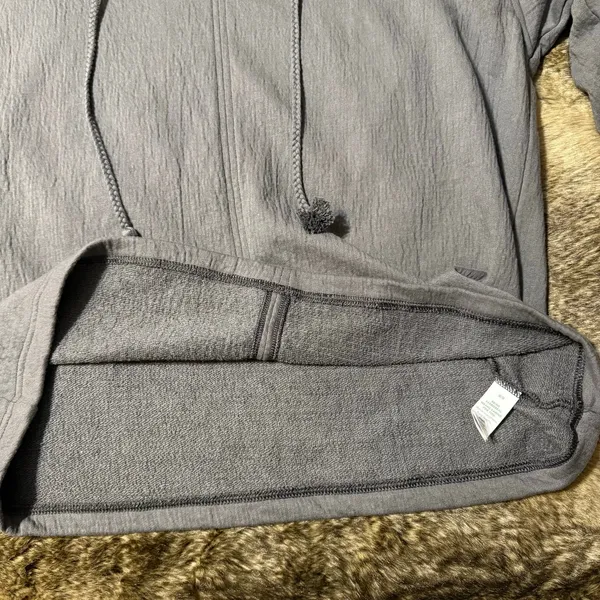 Aerie Easy Street Oversized Sweatshirt Gray Medium - Image 7