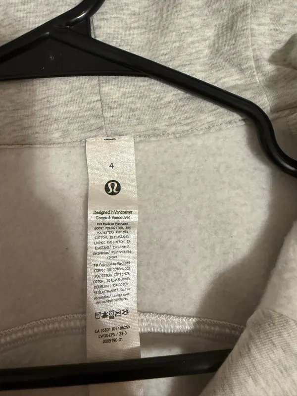 Lululemon Scuba Full-Zip Cropped Hoodie - Image 4