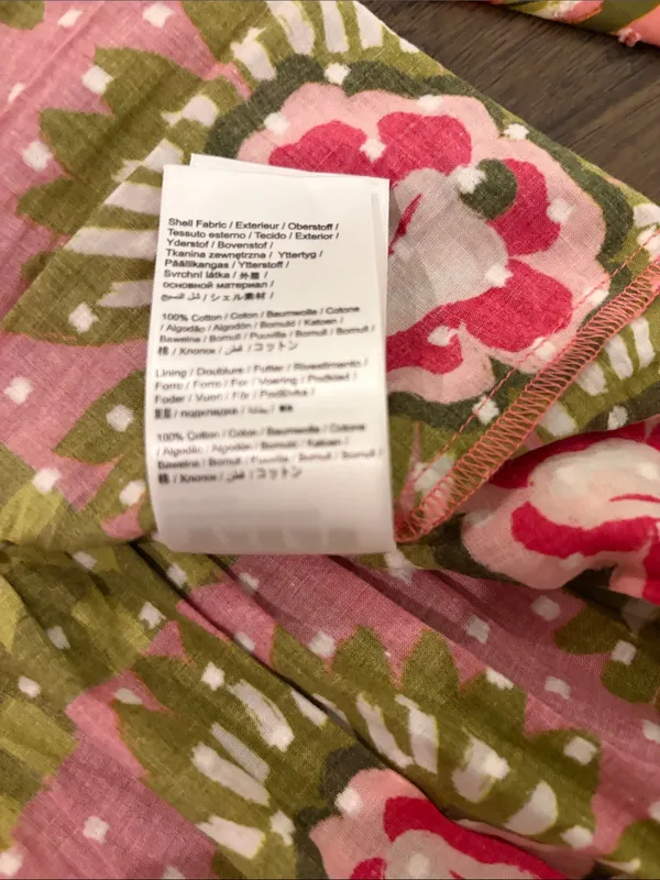 Farm Rio Aura Pink Mini Dress Sz M - Image 12