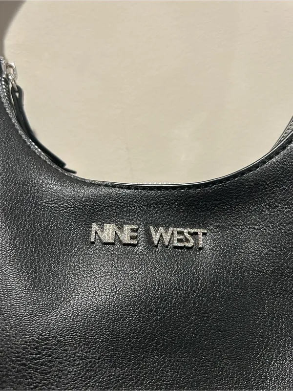 Nine West Black Faux Leather Shoulder Bag - Image 6