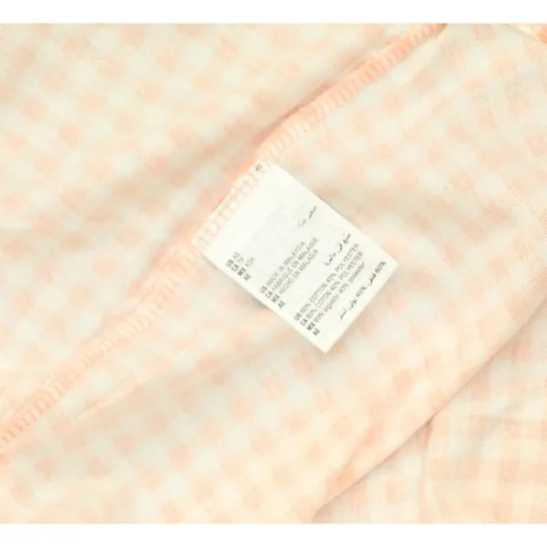 NEW Charter Club Floral Tank Sleep Shirt 100181258MS Gingham Coral Orange XS - Image 5