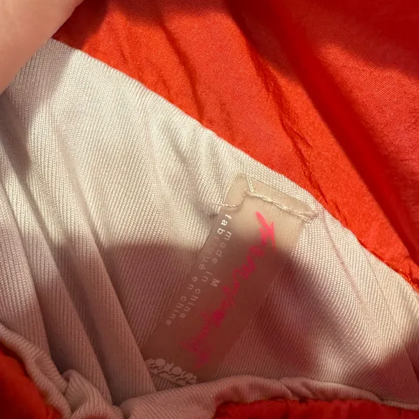 Orange Shortie Free People movement shorts‎ - Image 4