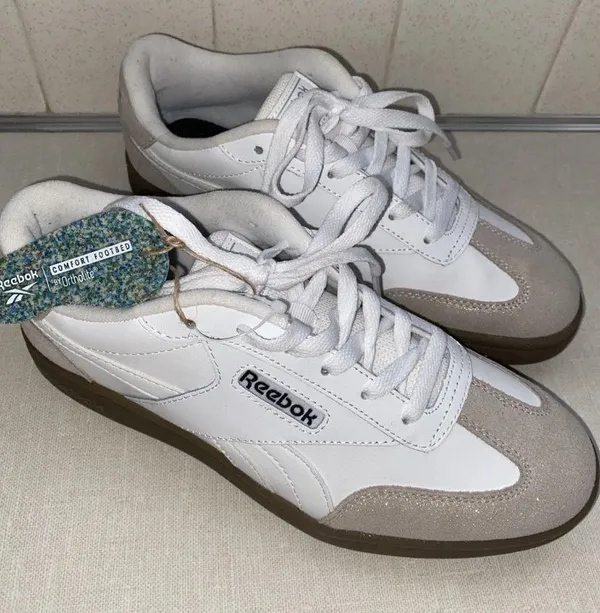 Reebok Forte Lounger Women's Sneakers 8.5 NEW White Beige - Image 15