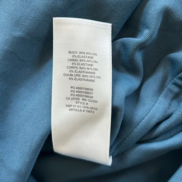 Babaton Contour Crew Longsleeve Bodysuit Deep Teal Size S Contemporary Modern - Image 16