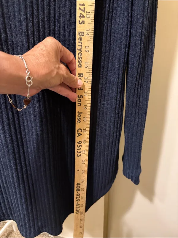 Reformation mini dress Ribbed Long Sleeve - Image 3
