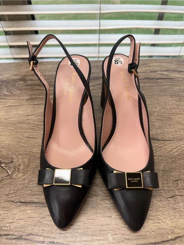 kate spade new york® Bowdie Slingback Heels size 8.5 - Image 3
