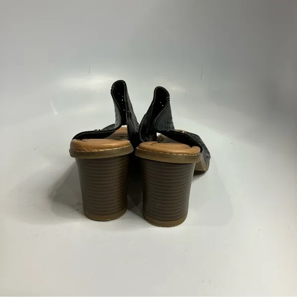Dr. Scholl’s Promise True Comfort heeled mules faux leather black size 9‎ - Image 4