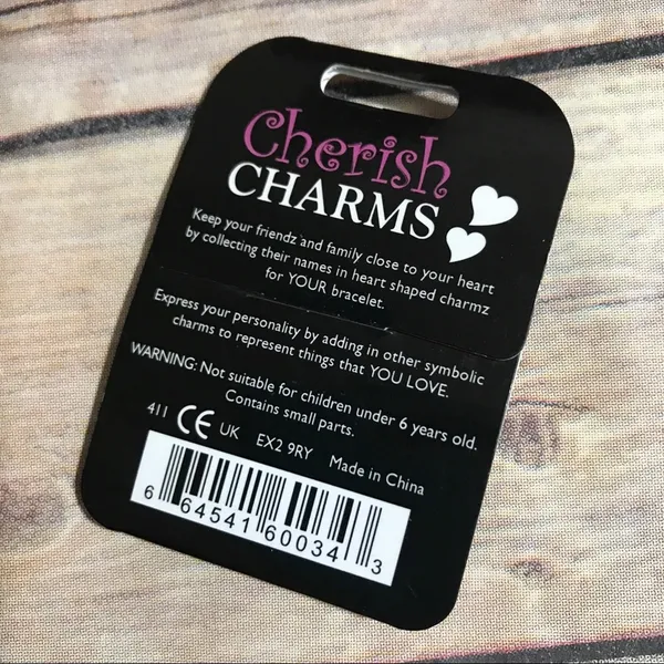 Cherish Charms My Pony's Name Is... Horse‎ Charm Pink For Bracelet - Image 2