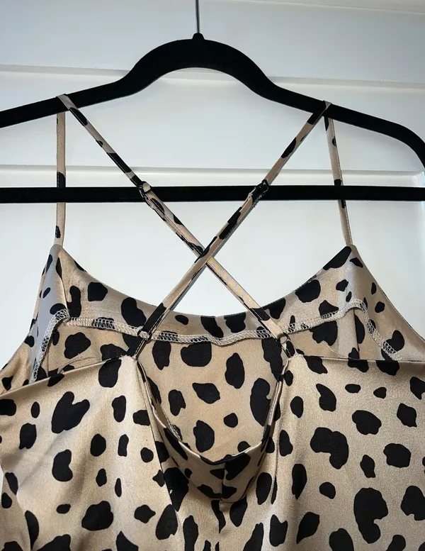 Satin Midi Slip Dress - Image 6