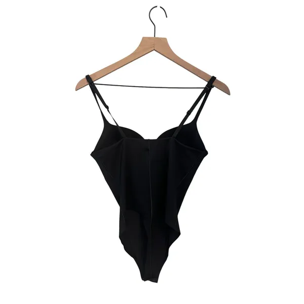 Skims Ultimate Body Thong Bodysuit M onyx New with tags - Image 4