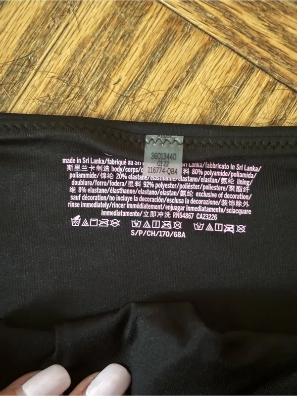 Victoria's Secret Black Classic Bikini Bottom Small NWOT Never‎ Worn! - Image 2
