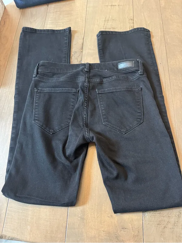 Abercrombie & Fitch Black Harper Low Rise Skinny Boot Jeans Women's Size 25 0 R - Image 3