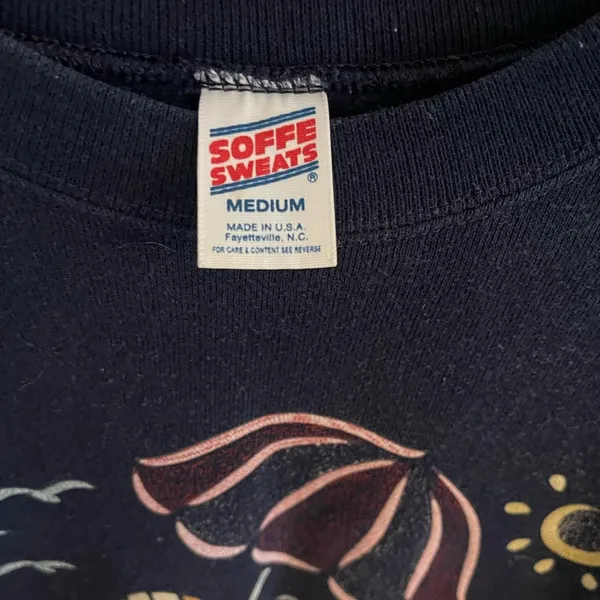 Vintage Y2K Grandma Core Tourist Myrtle Beach Sweatshirt by Soffe Sweats - Image 3