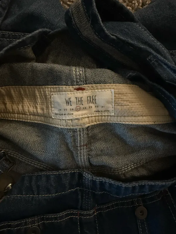 Free People We The Free Denim Shorts Overall - Image 3
