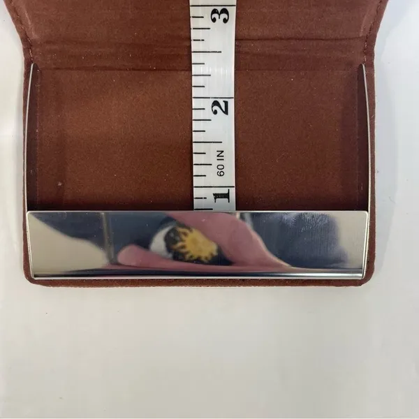 Credit Card Id Holder Wallet Magnetic With Makeup Mirror - Image 9