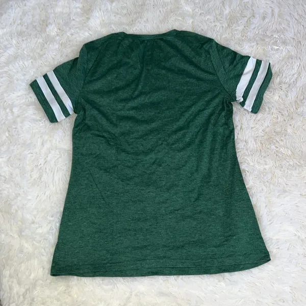 T-Shirt & Short Set Jersey Feel (Unbranded) Size M Color Heathered Green NWOT - Image 3