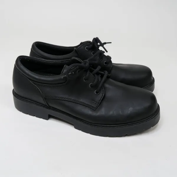 Vintage 90s Black Oxford Shoes - Image 2