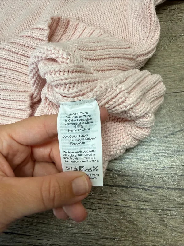 J. Crew‎ 1988 Rollneck™ sweater Light Pink size xs - Image 7