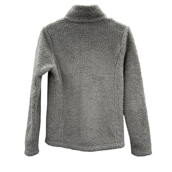 Patagonia Los Gatos‎ Fuzzy Jacket Women’s Size Small Gray 1/4 Zip Long Sleeve - Image 3