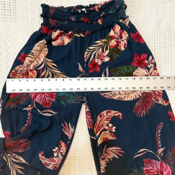 Patrons of Peace Angelo small wide leg flowy floral pull on pant P3 2947 - Image 7
