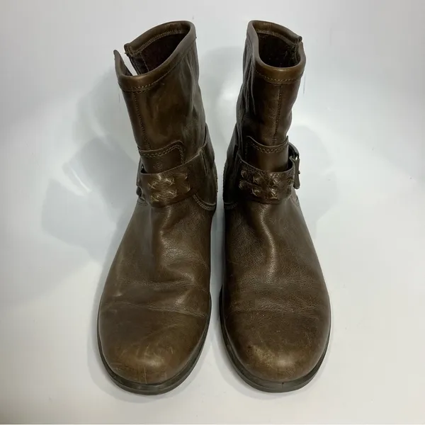 Ecco‎ leather boots moto boots size 39 - Image 3