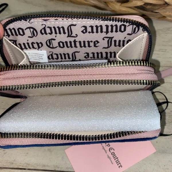 Juicy Couture Blue and Pink Wallet - Image 6