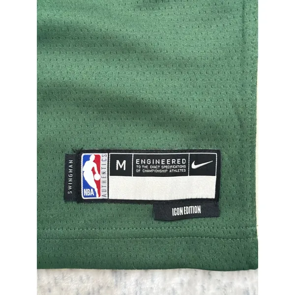 Nike Milwaukee Bucks Damian Lillard 0 Icon Edition Swingman Jersey women M 10-12 - Image 5