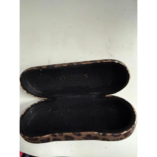 Guess Leopard Print Eyeglass Case - Image 2
